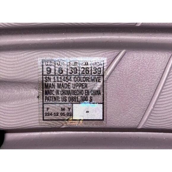 Skechers Foamies Platform Sandals Slides Women’s Size 9 Purple Glitter - Picture 8 of 8